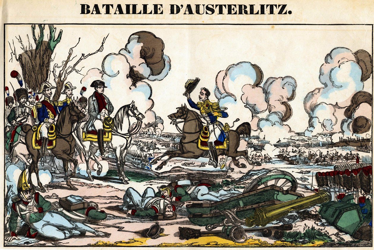 Bitwa pod Austerlitz 2 grudnia autorstwa French School