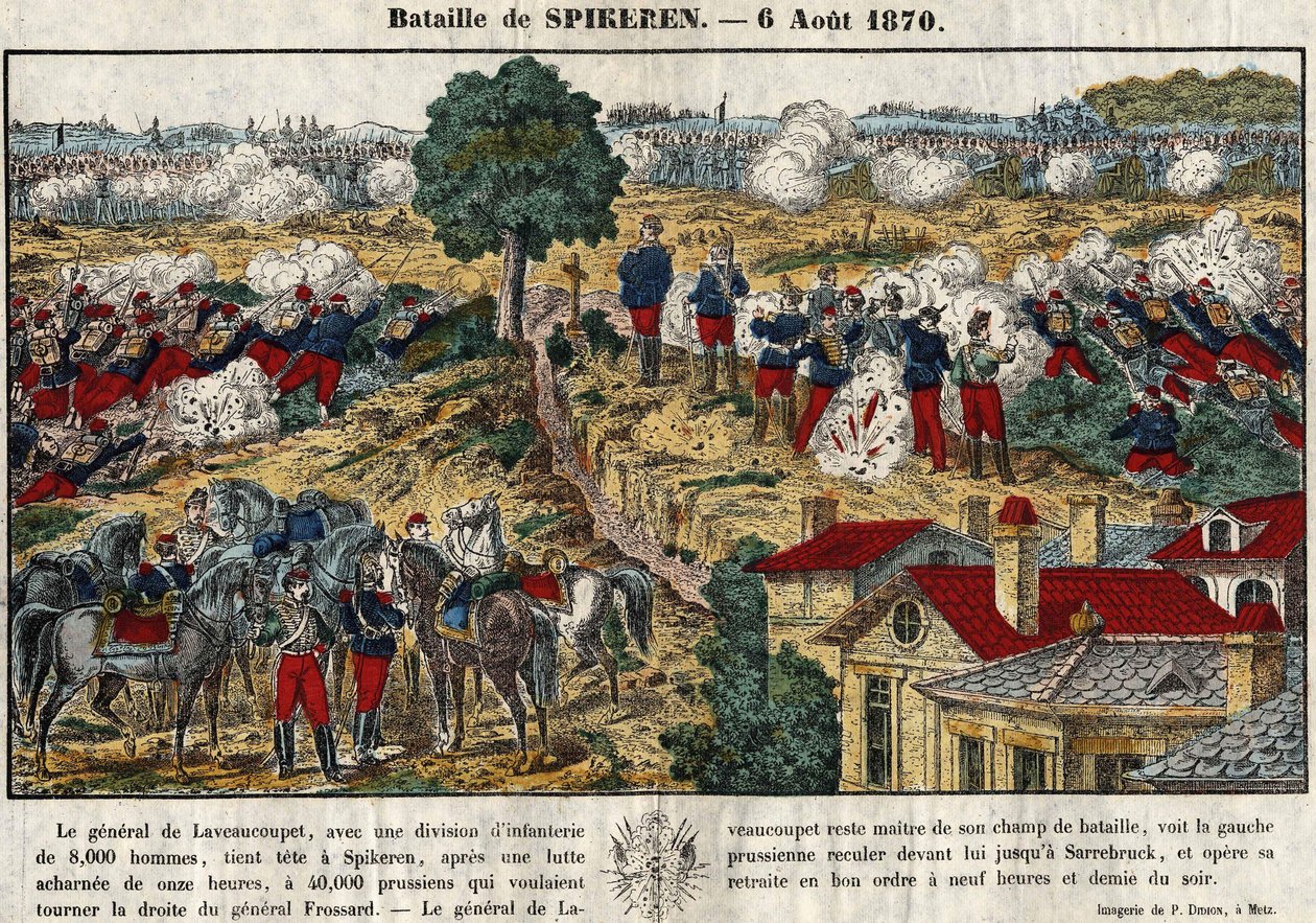 Bitwa pod Spicheren 6 sierpnia autorstwa French School