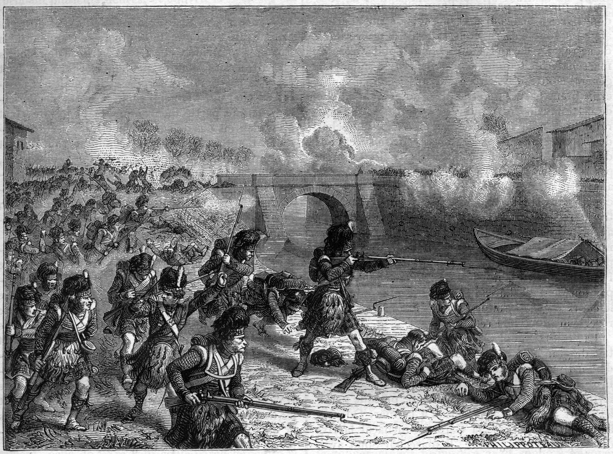 Bitwa pod Tuluzą: ostatnia bitwa między siłami brytyjskimi i hiszpańskimi pod Wellingtonem przeciwko Francuzom 1814 - Bitwa pod Tuluzą 10 kwietnia 1814 między wojskami armii cesarskiej dowodzonej przez Marechala Soulta a oddziałami Anglo-Hispano-Port autorstwa French School