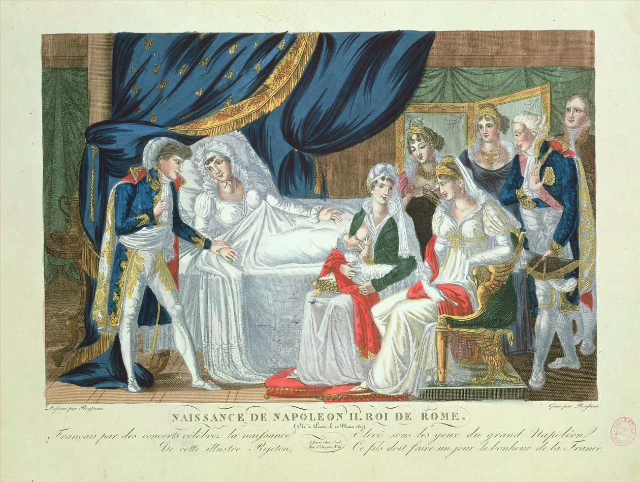 Narodziny Napoleona II, króla Rzymu, 20 marca 1811 r. autorstwa French School