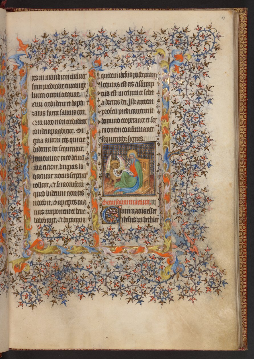 Księga godzin, dodaj MS 32454 f.11r, Francja autorstwa French School