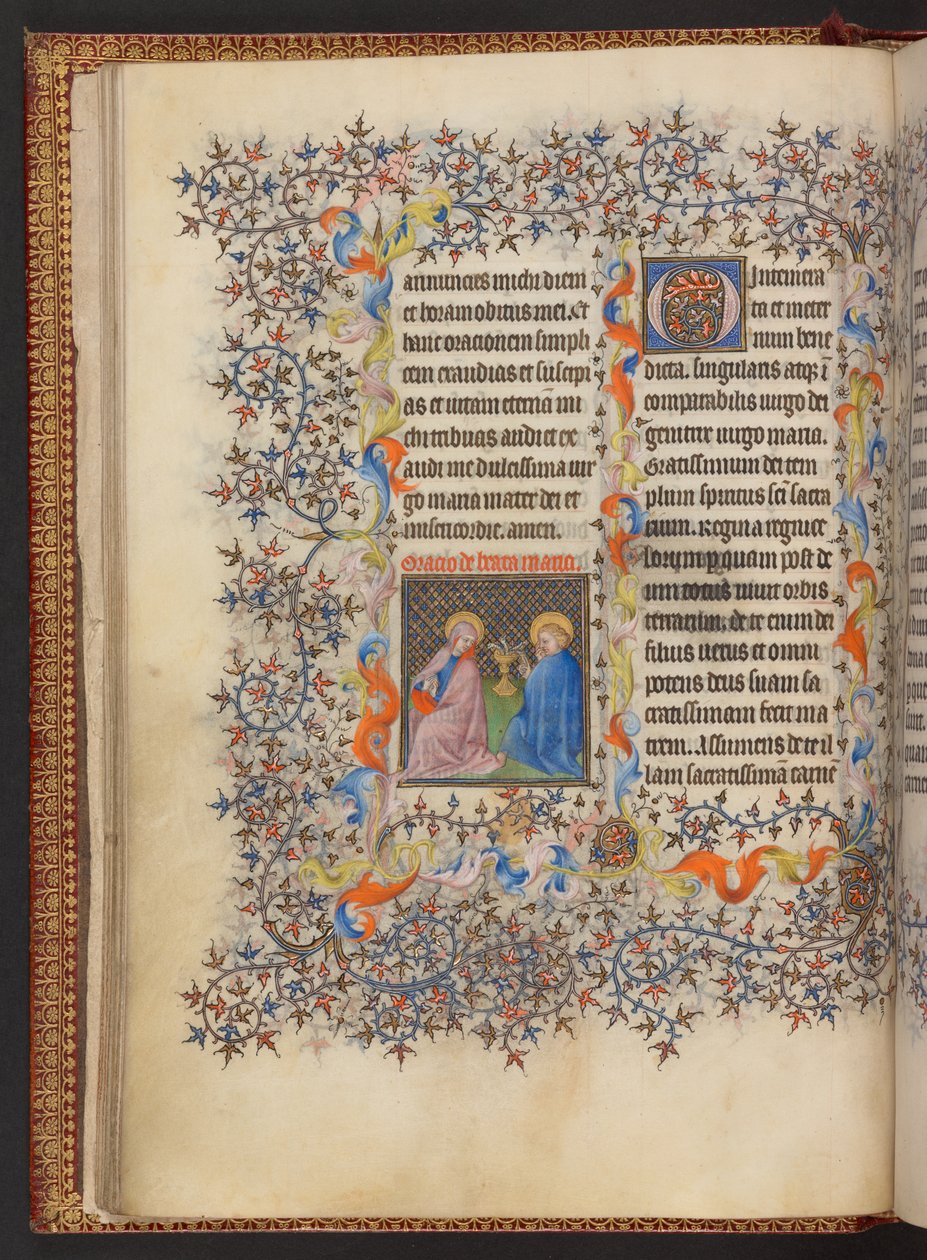 Księga godzin, dodaj MS 32454 f.14v, Francja autorstwa French School