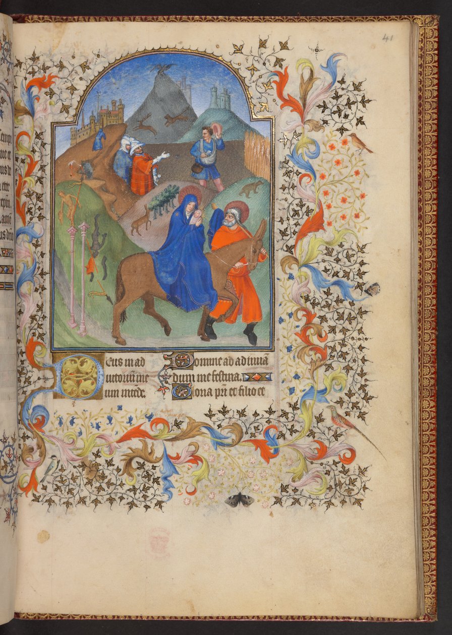 Księga godzin, dodaj MS 32454 f.41r, Francja autorstwa French School