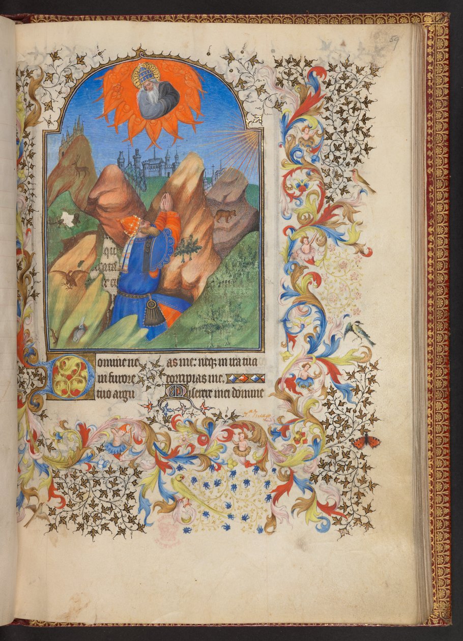 Księga godzin, dodaj MS 32454 f.59r, Francja autorstwa French School