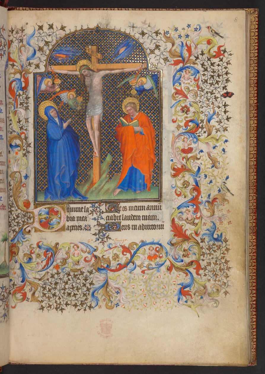 Księga godzin, dodaj MS 32454 f.8r, Francja autorstwa French School