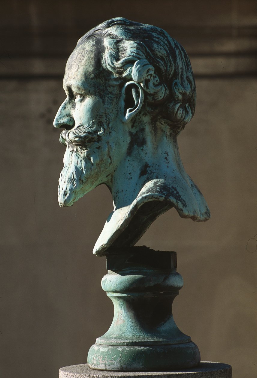 Popiersie Edouarda Maneta (1832-83) (brąz) (patrz także 287311) autorstwa French School