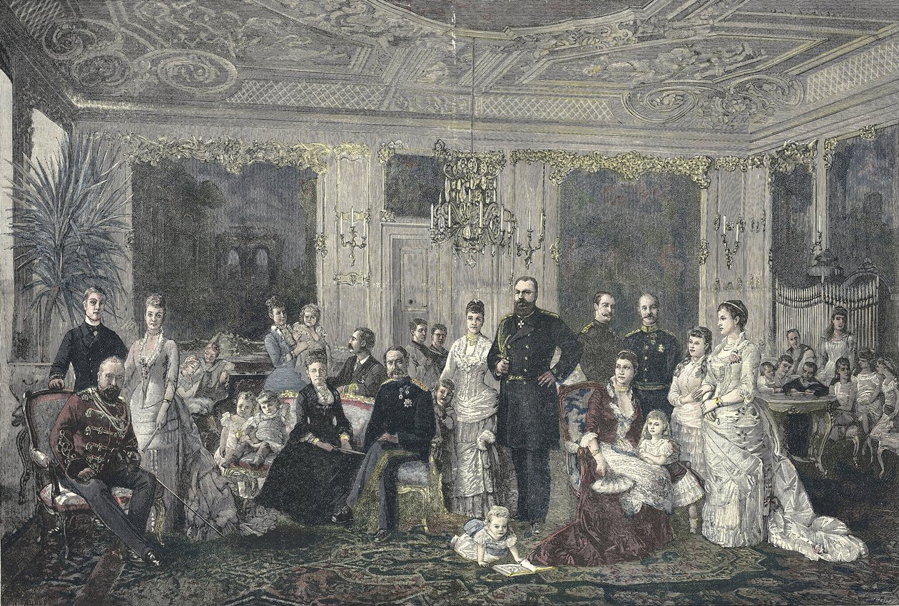 CHRISTIAN IX król Danii autorstwa French School
