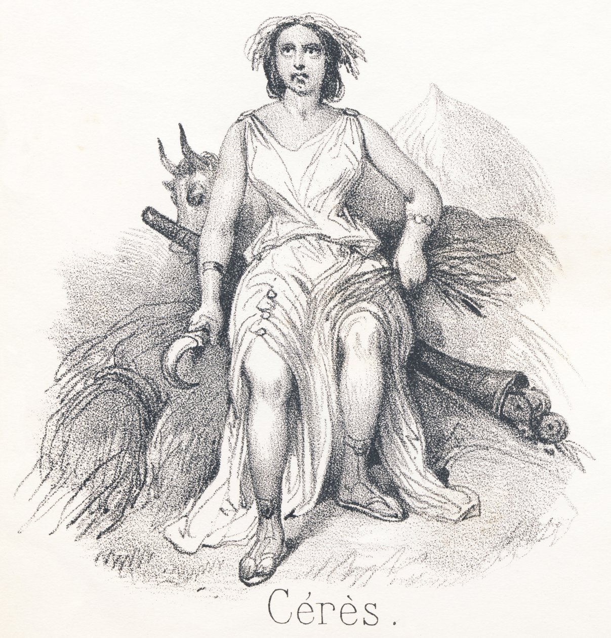 C Ceres: Córka Saturna i Kybele Została nazwana boginią ziemi lub rolnictwa autorstwa French School