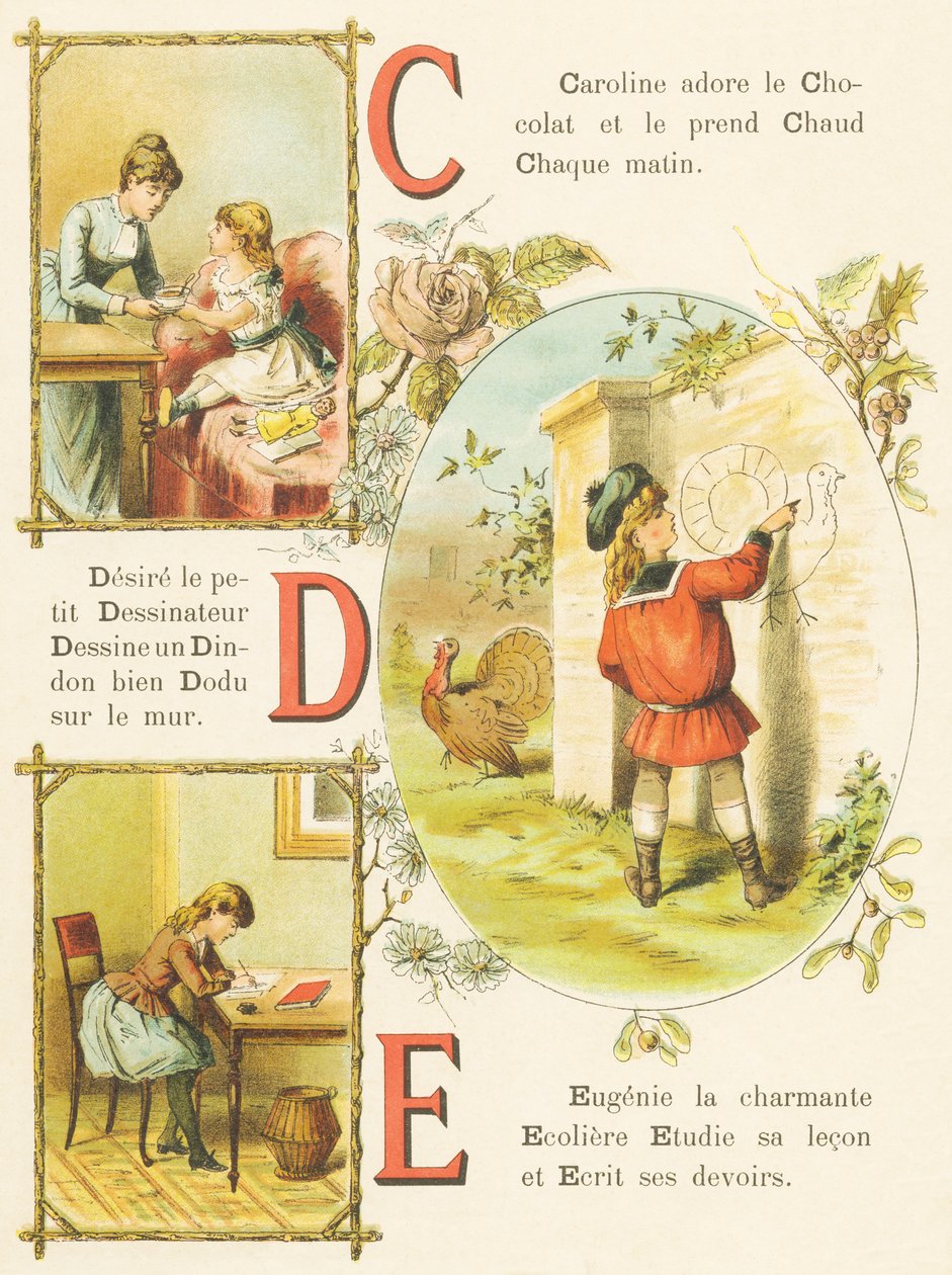 CDE: Czekolada, Rysownik, Turcja autorstwa French School
