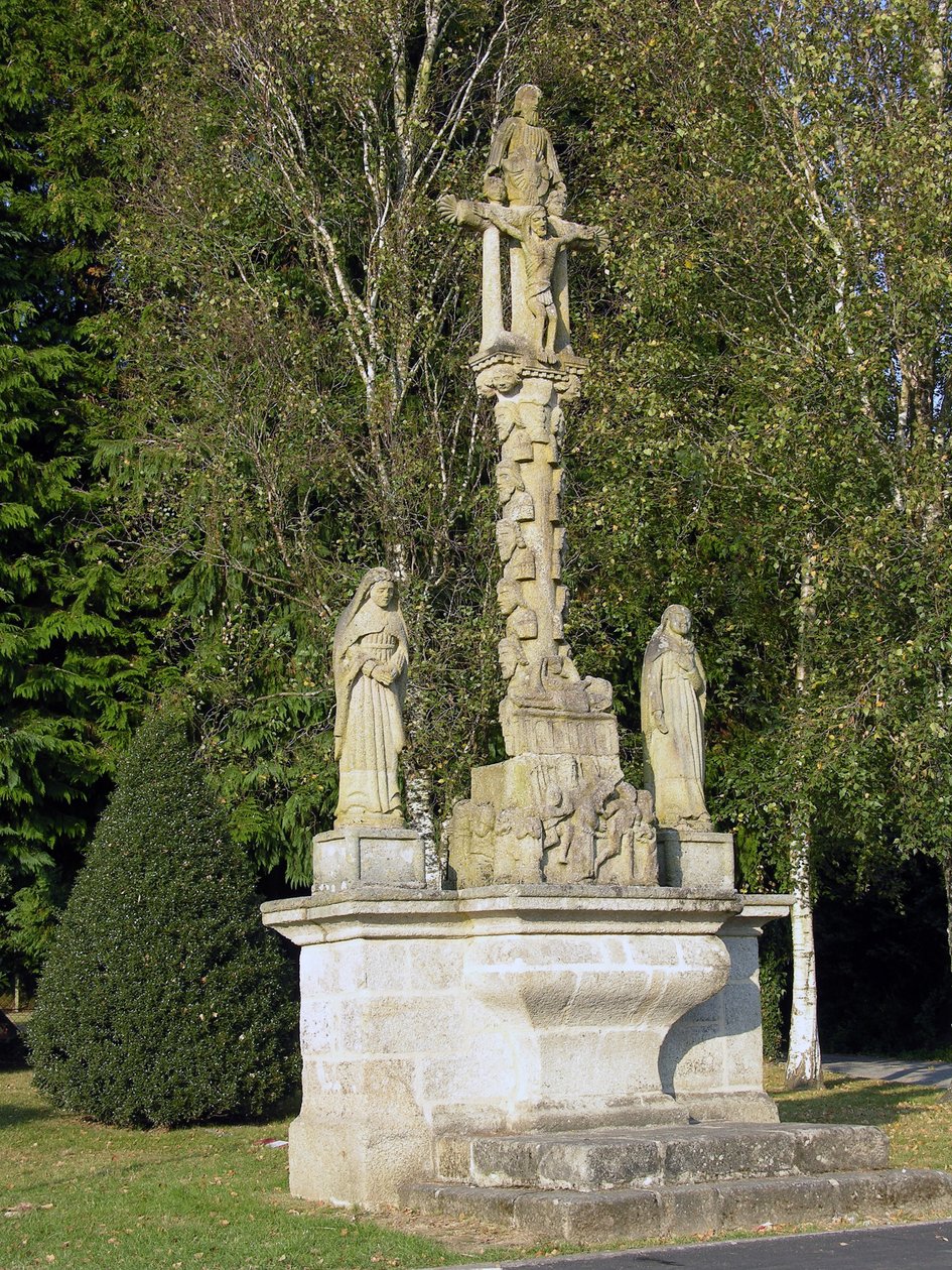 Kalwaria, wyrzeźbiona przez Cabedoche Freres, 1827 autorstwa French School