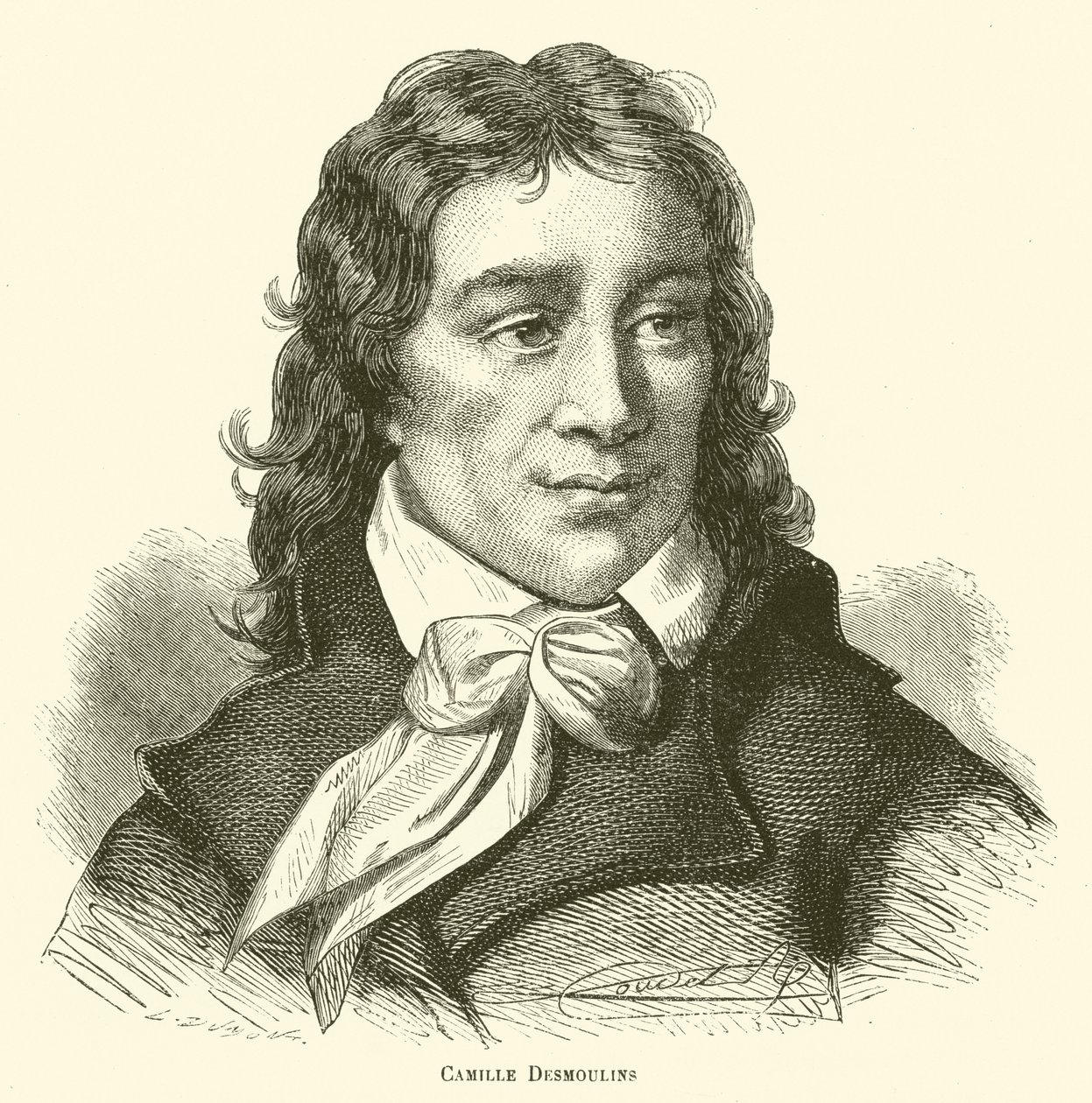 Camille Desmoulins (rycina) autorstwa French School