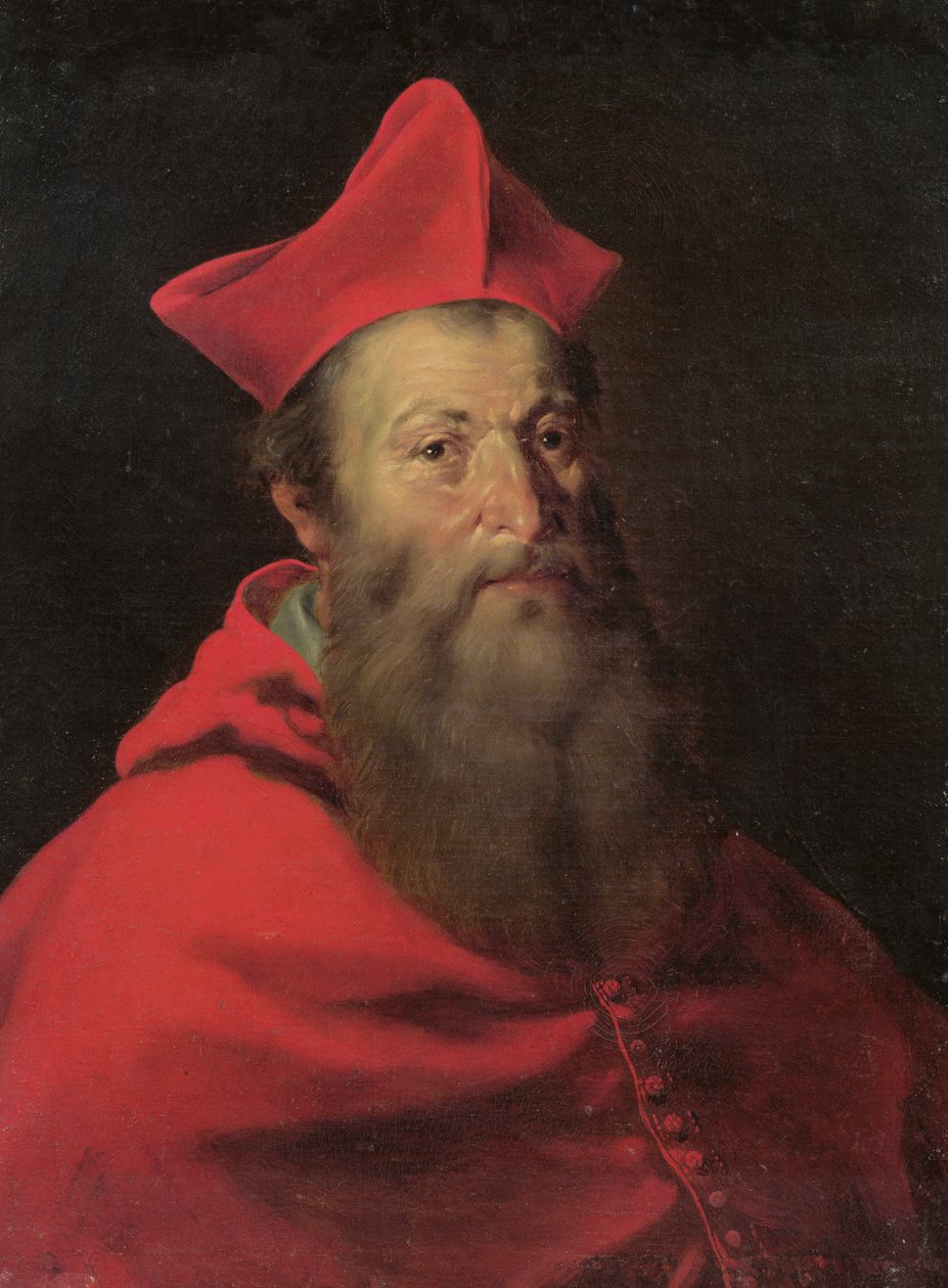 Kardynał Jacques Sadolet (1477-1547) biskup Carpentras autorstwa French School