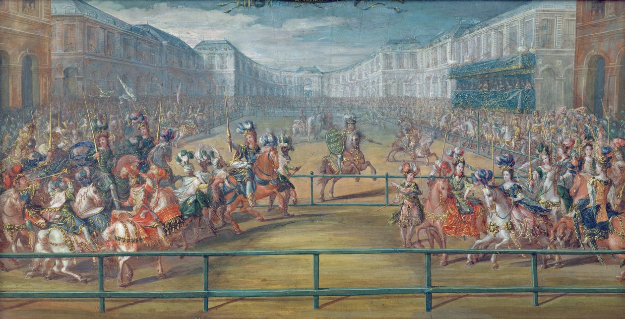 Karuzela Amazonek w 1682 r. autorstwa French School