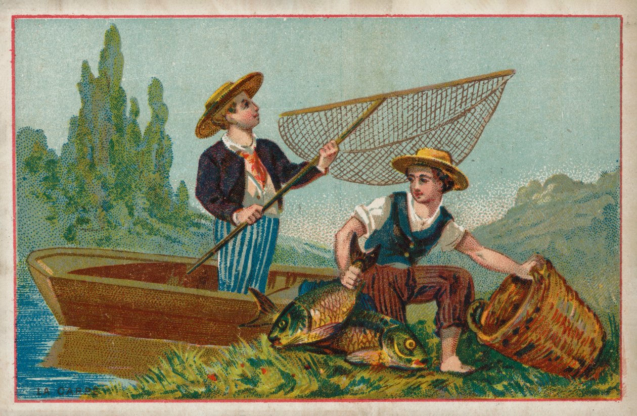 Karp (chromolit) autorstwa French School
