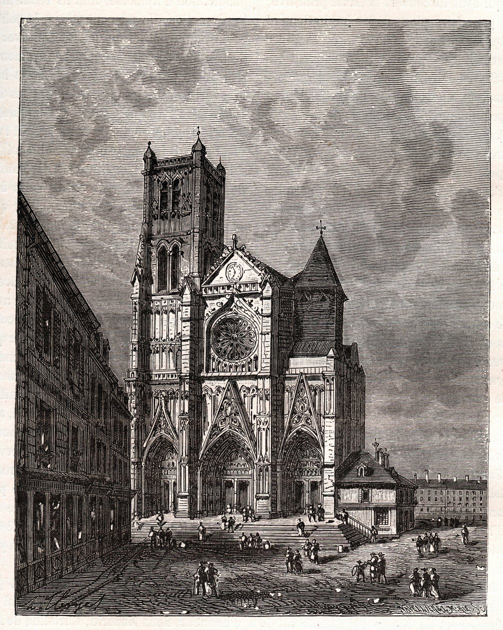 Katedra św. 1884 autorstwa French School