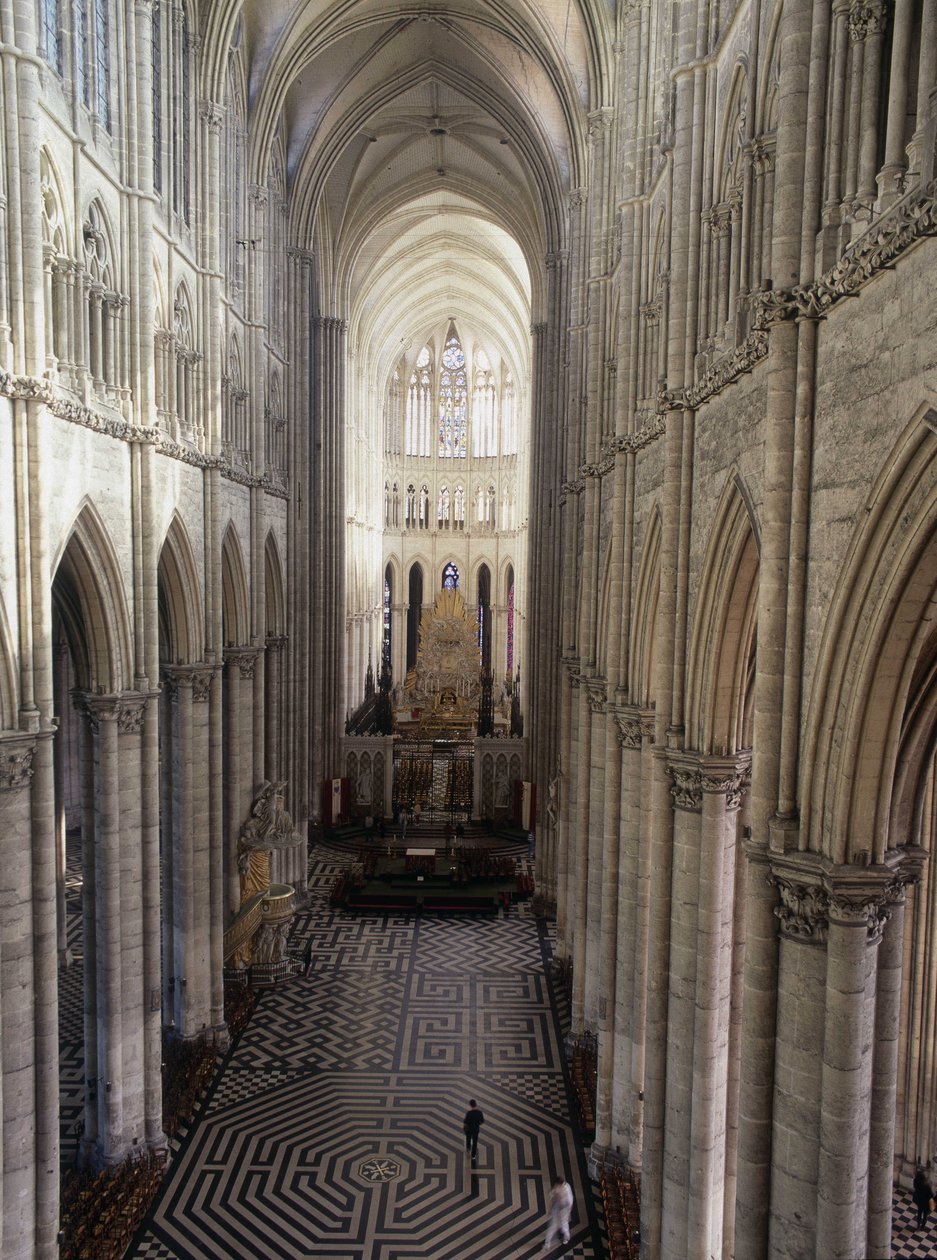 Katedra w Amiens: wnętrze (Sum 80) autorstwa French School