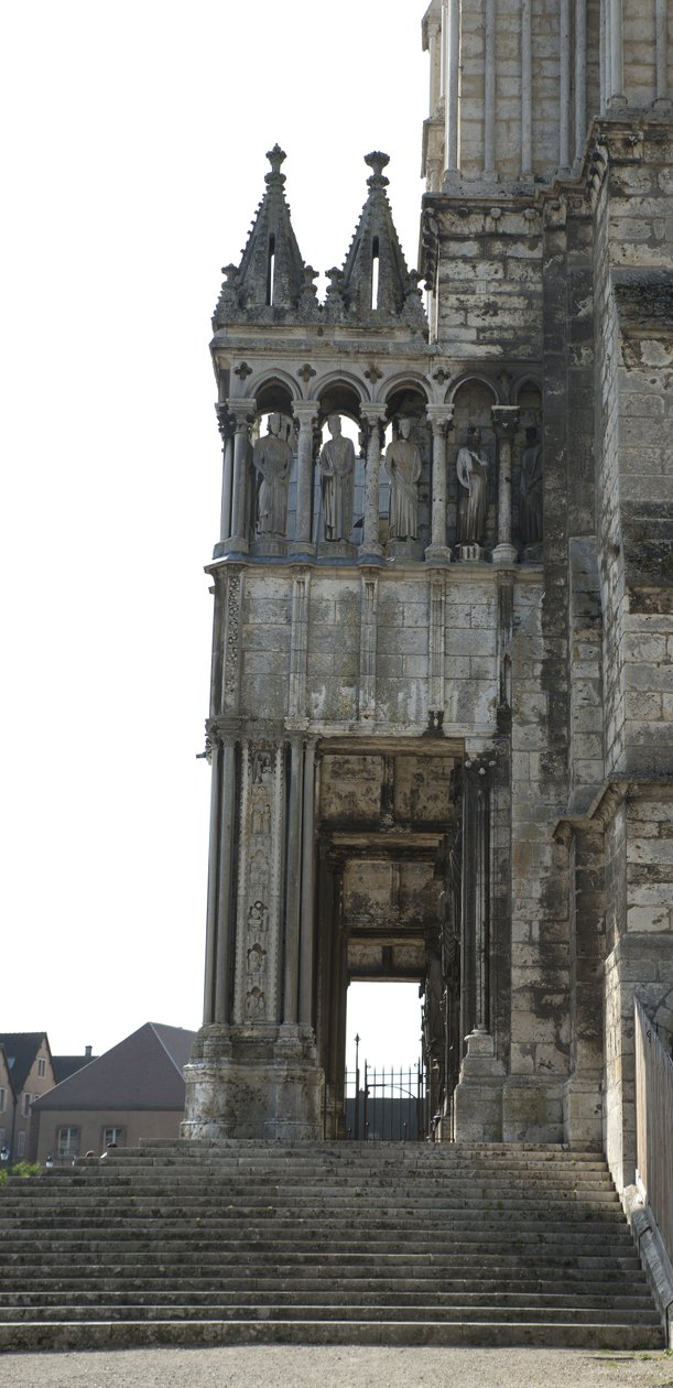 Cathedrale de chartres, fragment portalu południowego autorstwa French School