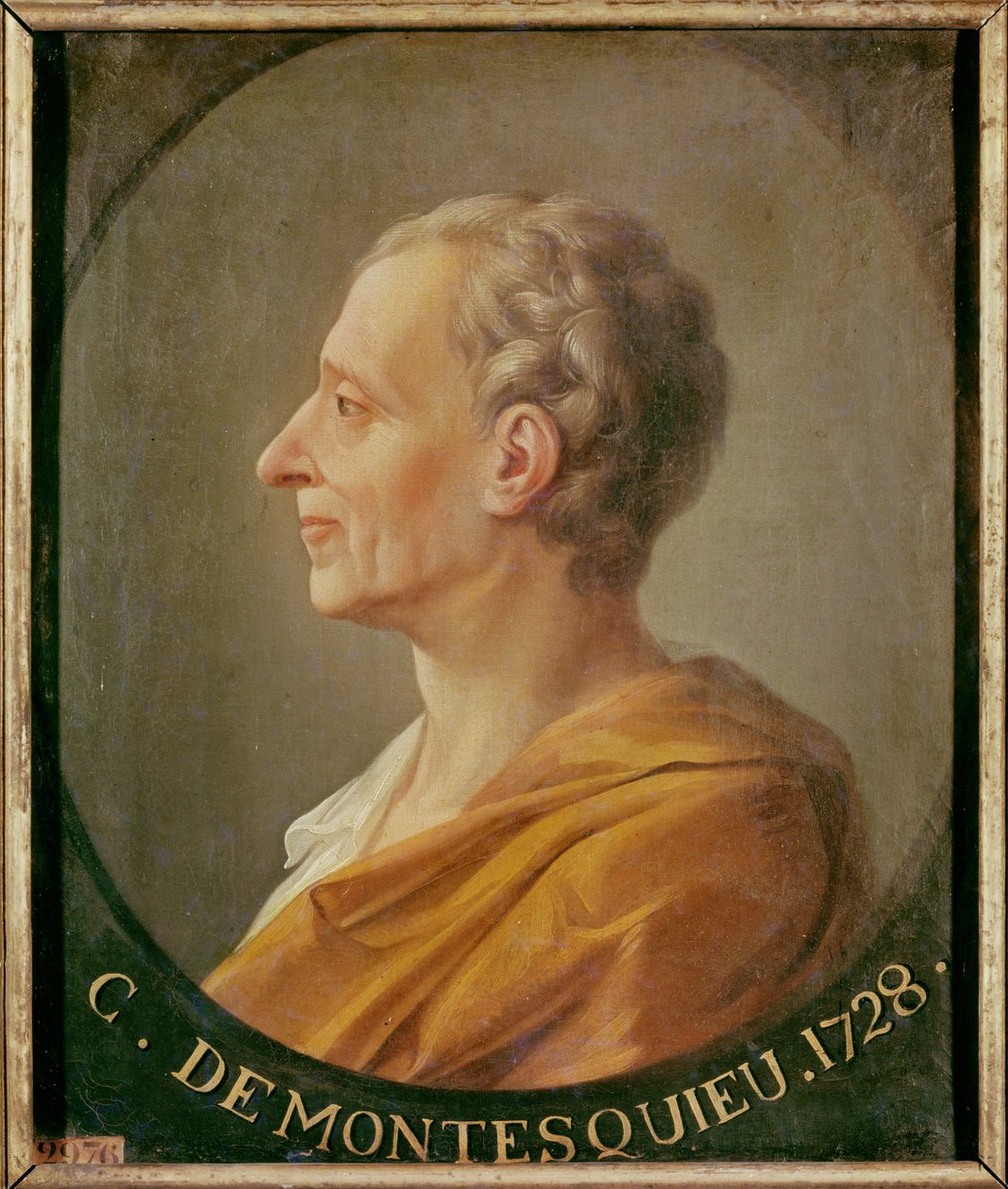 Charles Baron de Montesquieu, mąż stanu i filozof ... autorstwa French School