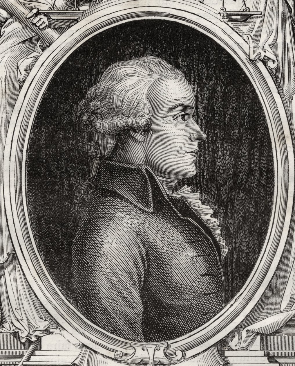Charles Cochon de Lapparent, z "Histoire de la Revolution Francaise" Louisa Blanc (1811-82). autorstwa French School