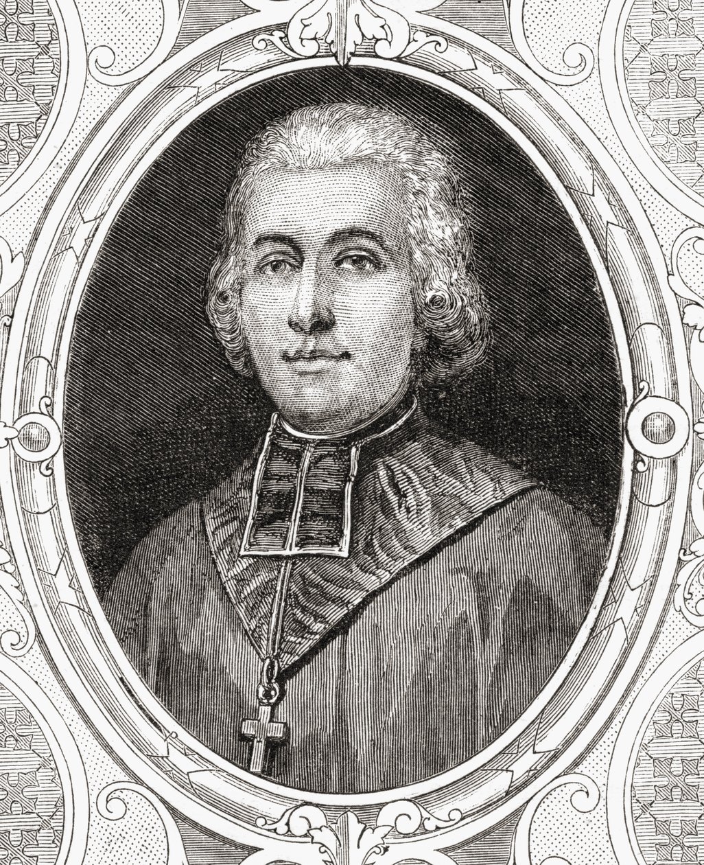 Charles Maurice de Talleyrand-Périgord, z „Histoire de la Revolution Francaise” Louisa Blanca (1811-82) autorstwa French School