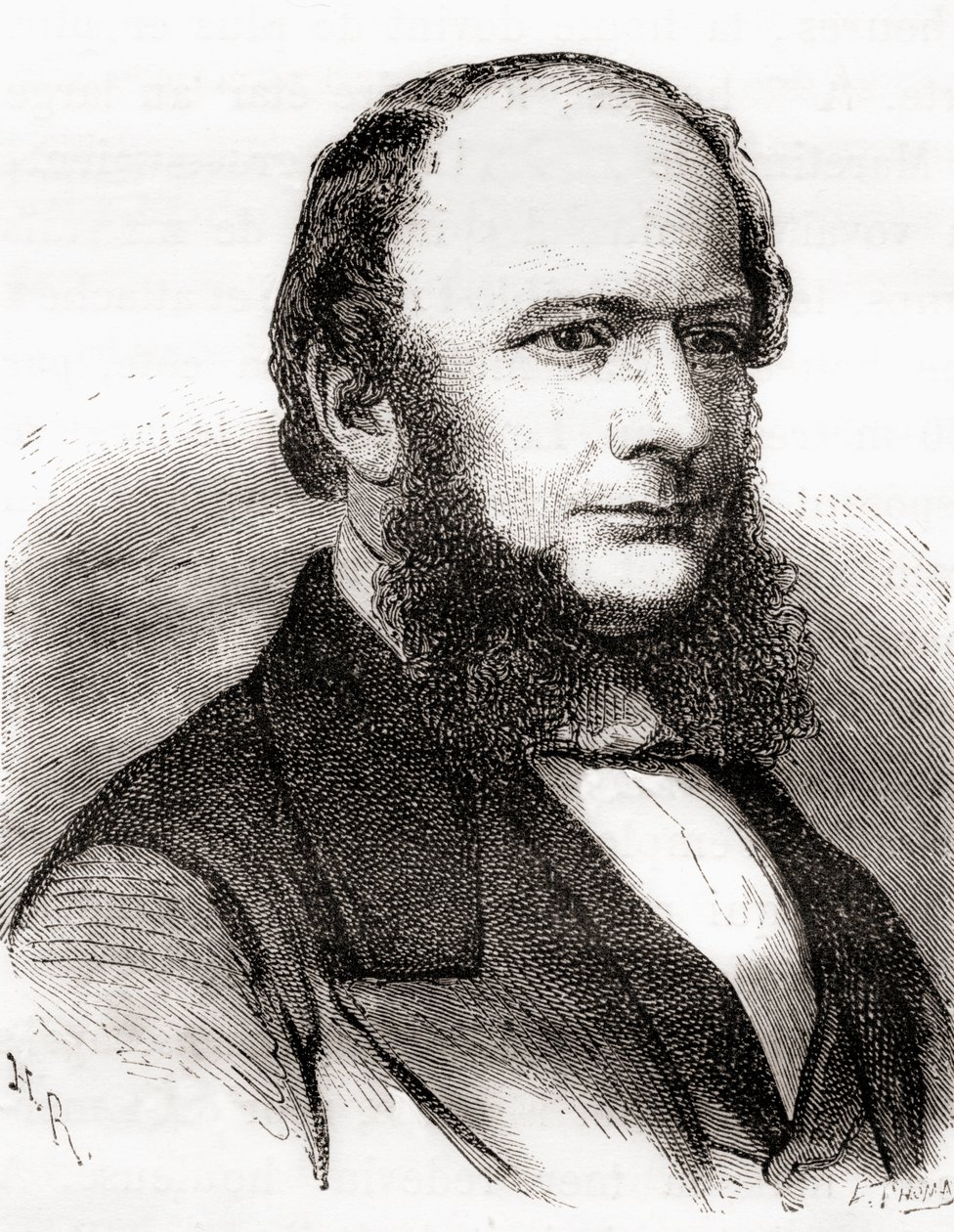 Charles William Siemens, z The Wonders of Science, opublikowany ok. 1870 (rycina) autorstwa French School