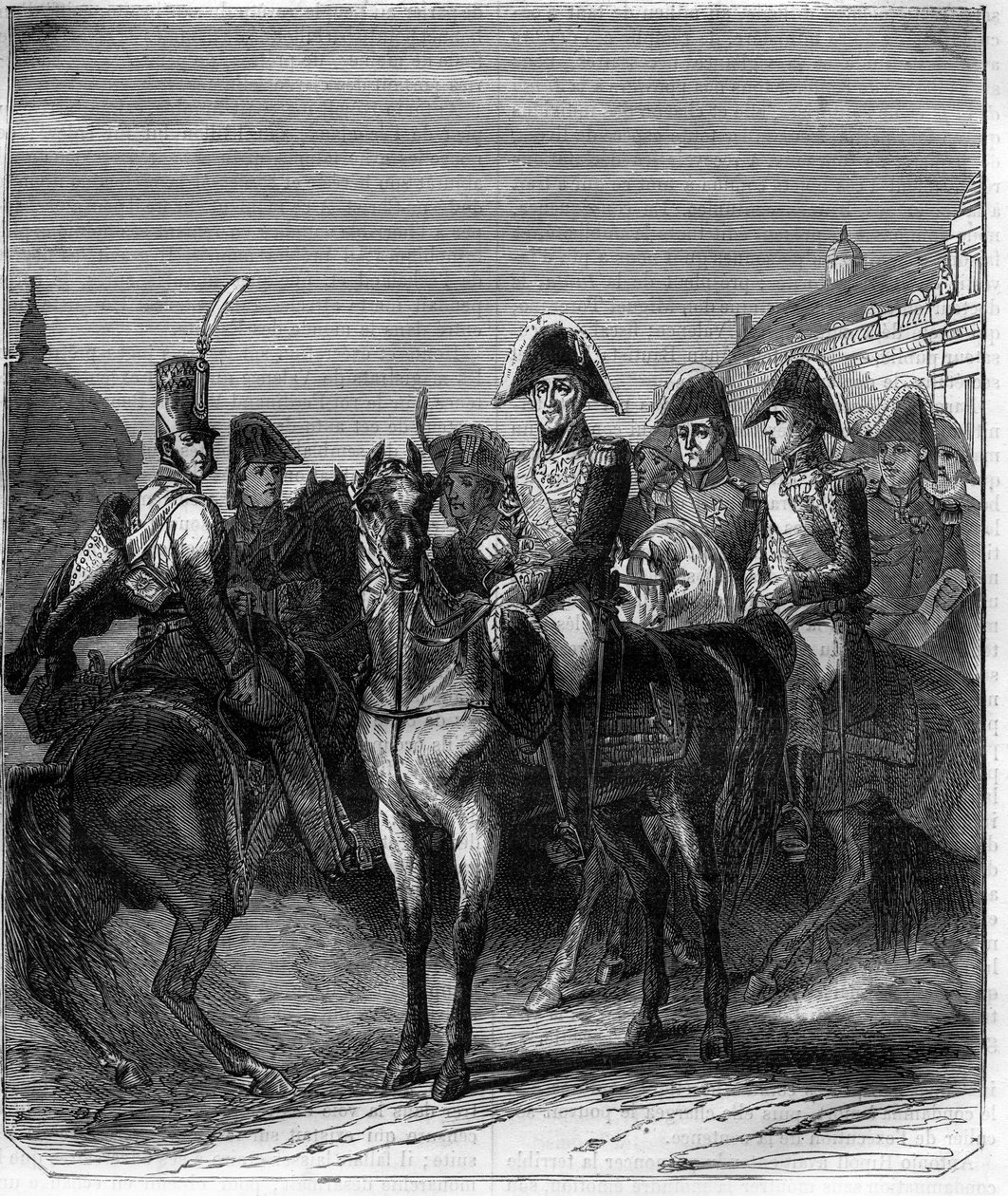 Karol X (1757-1836) król Francji. Grawer w „Historii papieży-królów-królowych i cesarzy na przestrzeni wieków” autorstwa Maurice Lachatre autorstwa French School