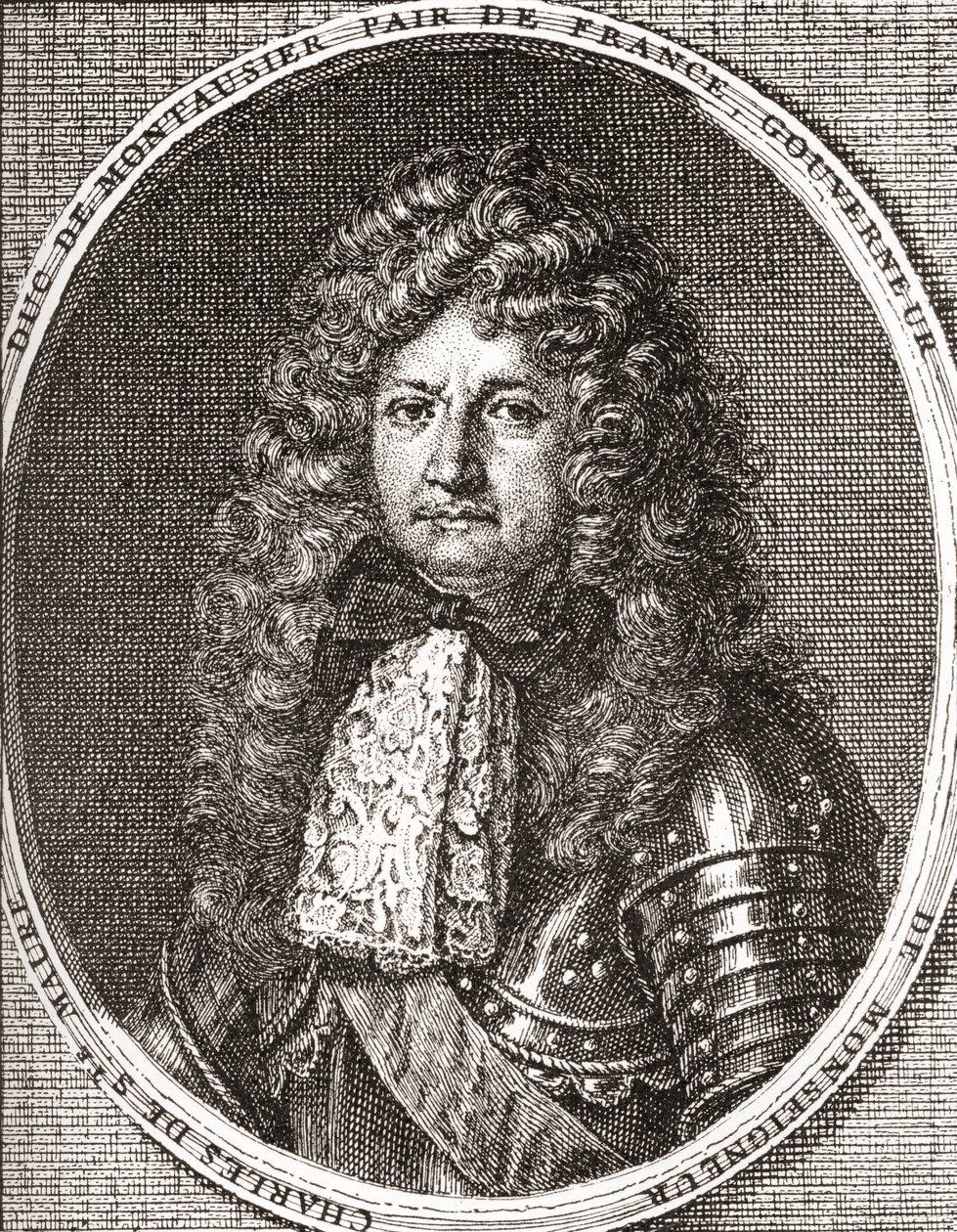 Charles de Sainte-Maure, książę de Montausier, 1610 1690. Francuski żołnierz i namiestnik delfina, Louis le Grand Dauphin. Z Les Heures Libres opublikowanego w 1908 roku. autorstwa French School