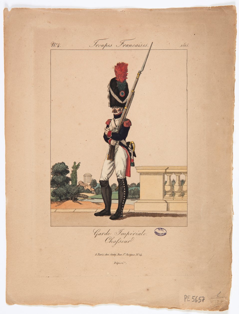 Chasseur Gwardii Cesarskiej, Oddziały Francuskie, nr. 4 autorstwa French School
