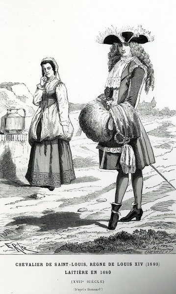 Kawaler de Saint-Louis, panowanie Ludwika XIV, po Bonnardzie autorstwa French School