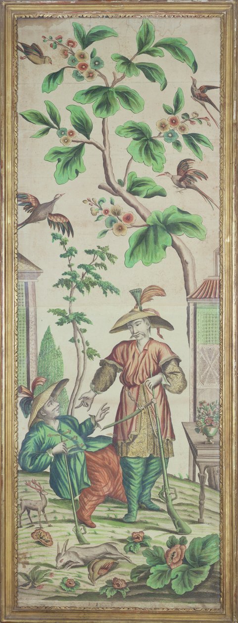 Tapeta chinoiserie autorstwa French School
