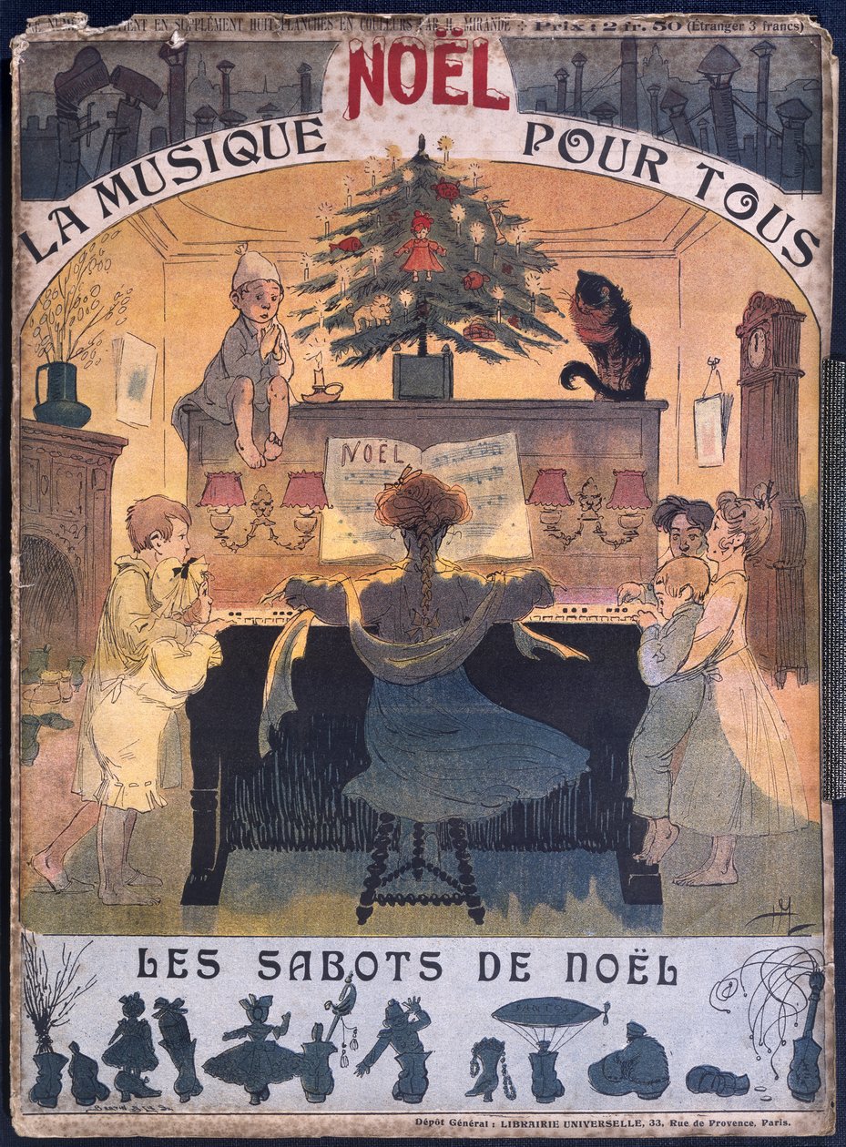 Chodaki, partytura kolęd, ok. 1900-10 autorstwa French School