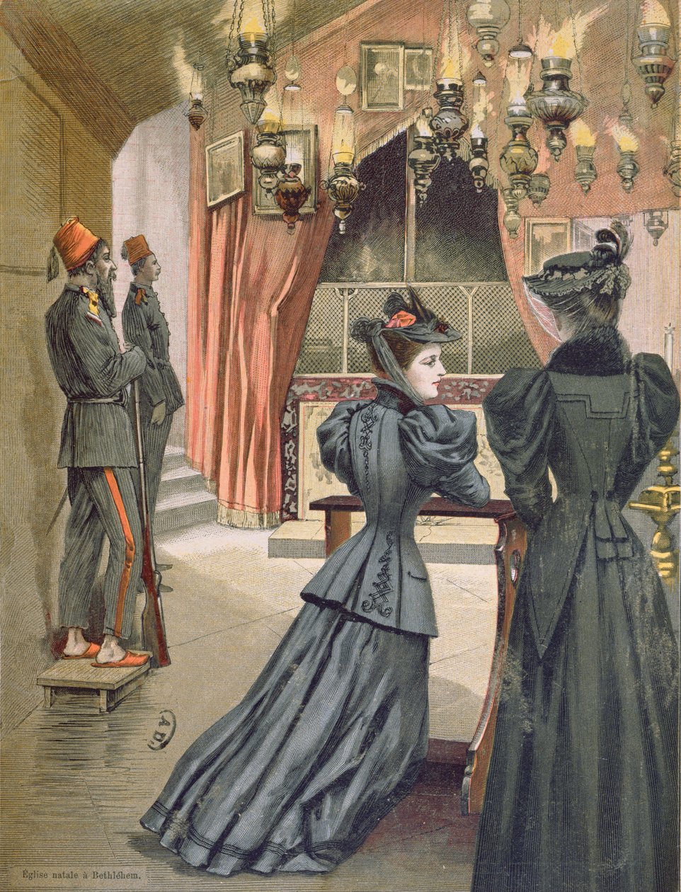Kościół Narodzenia Pańskiego, Betlejem, 1894 autorstwa French School