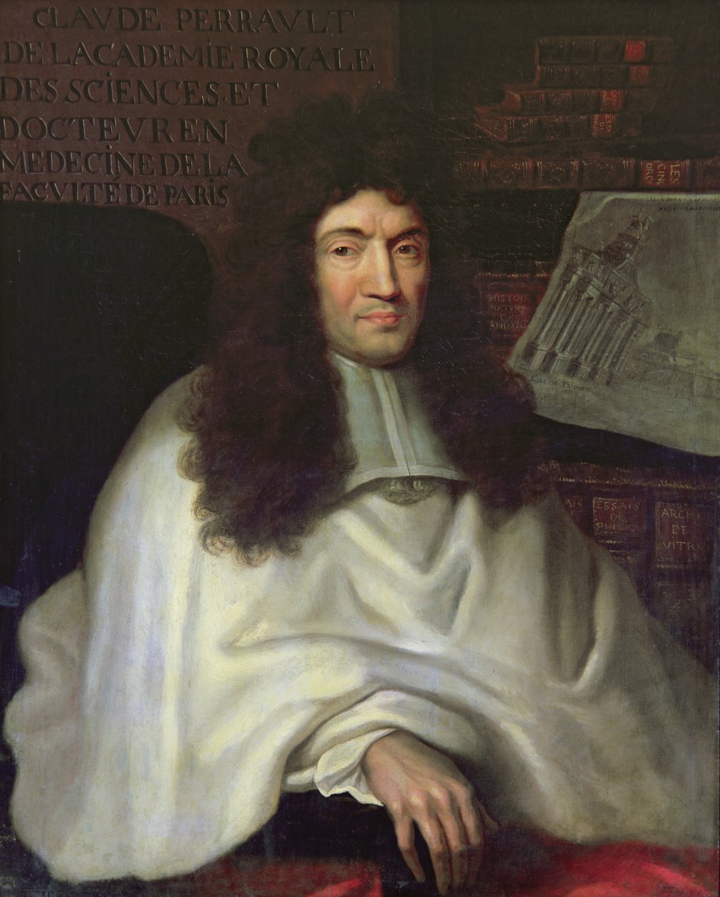 Claude Perrault (1613-88) autorstwa French School