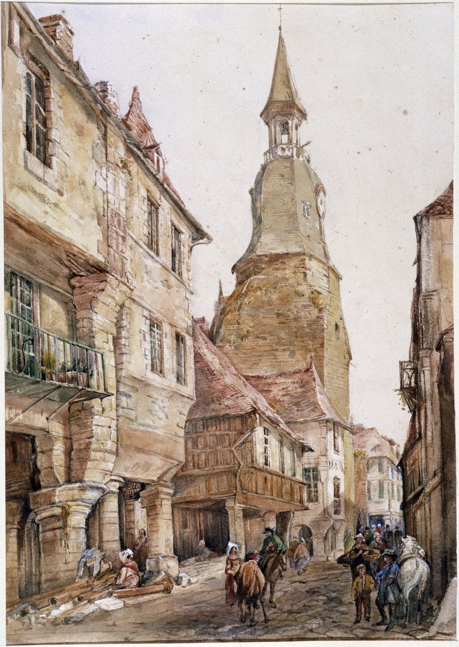 Wieża zegarowa w Dinanie autorstwa French School