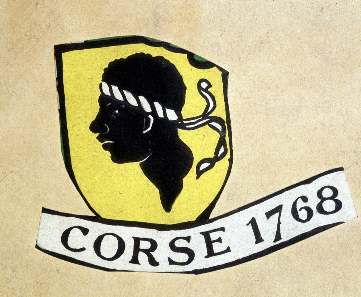 Herb Korsyki. autorstwa French School