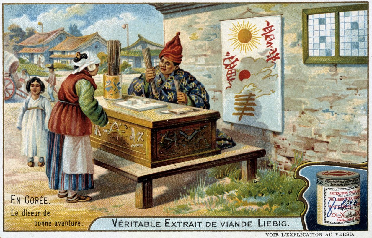 Coree: wróżka - chromo. Liébiga, v.1900 autorstwa French School