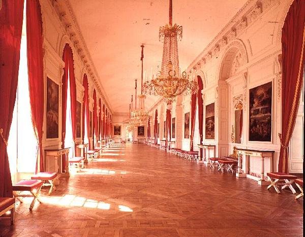 Korytarz prawego skrzydła Grand Trianon (zdjęcie) autorstwa French School