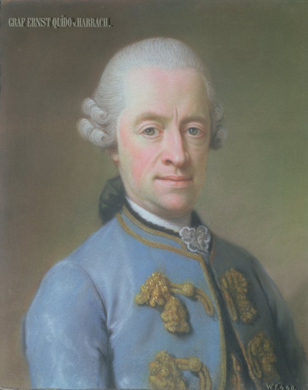 Hrabia Ernst Guido von Harrach (1723-83) autorstwa French School