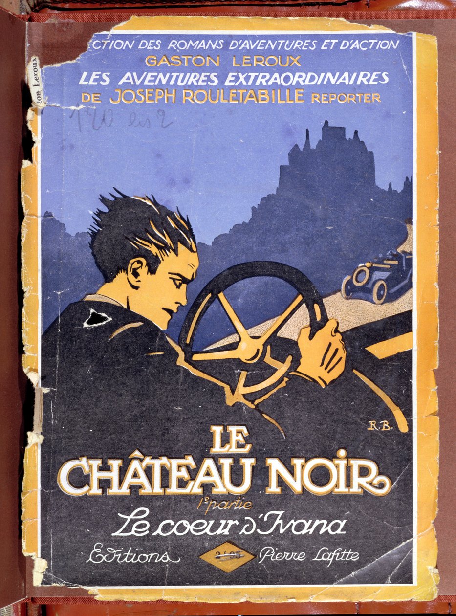 Okładka Le Chateau Noir Gastona Leroux (1868-1927) 1922 autorstwa French School