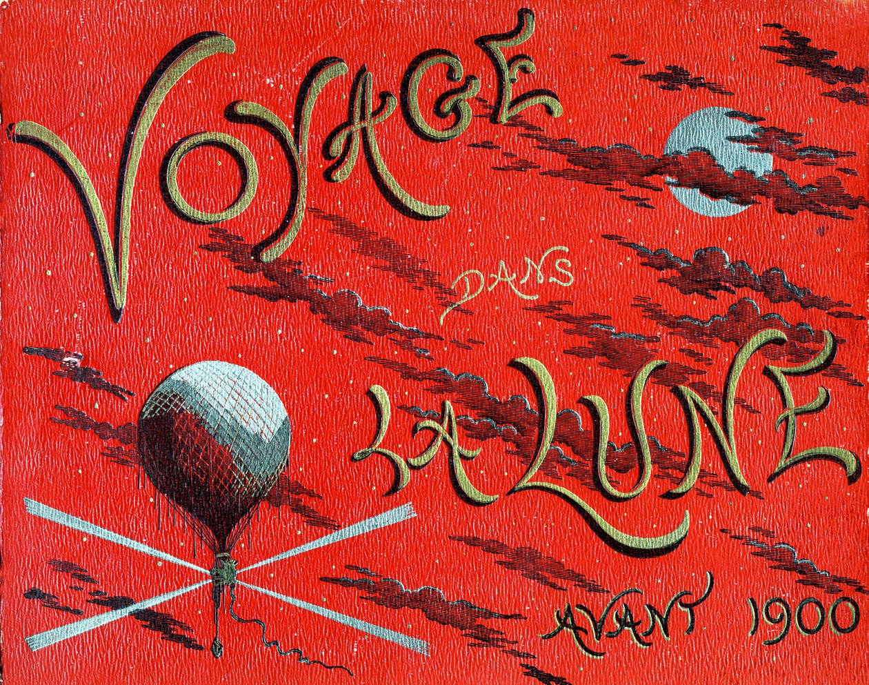 Okładka książki „Voyage dans la lune avant 1900” autorstwa A. de Ville d
