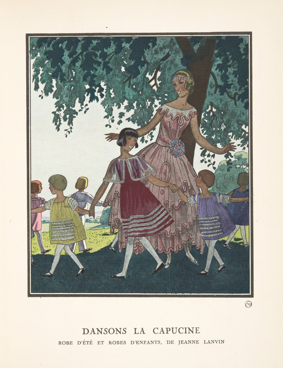 Dansons la Capucine, z kolekcji płyt modowych autorstwa French School
