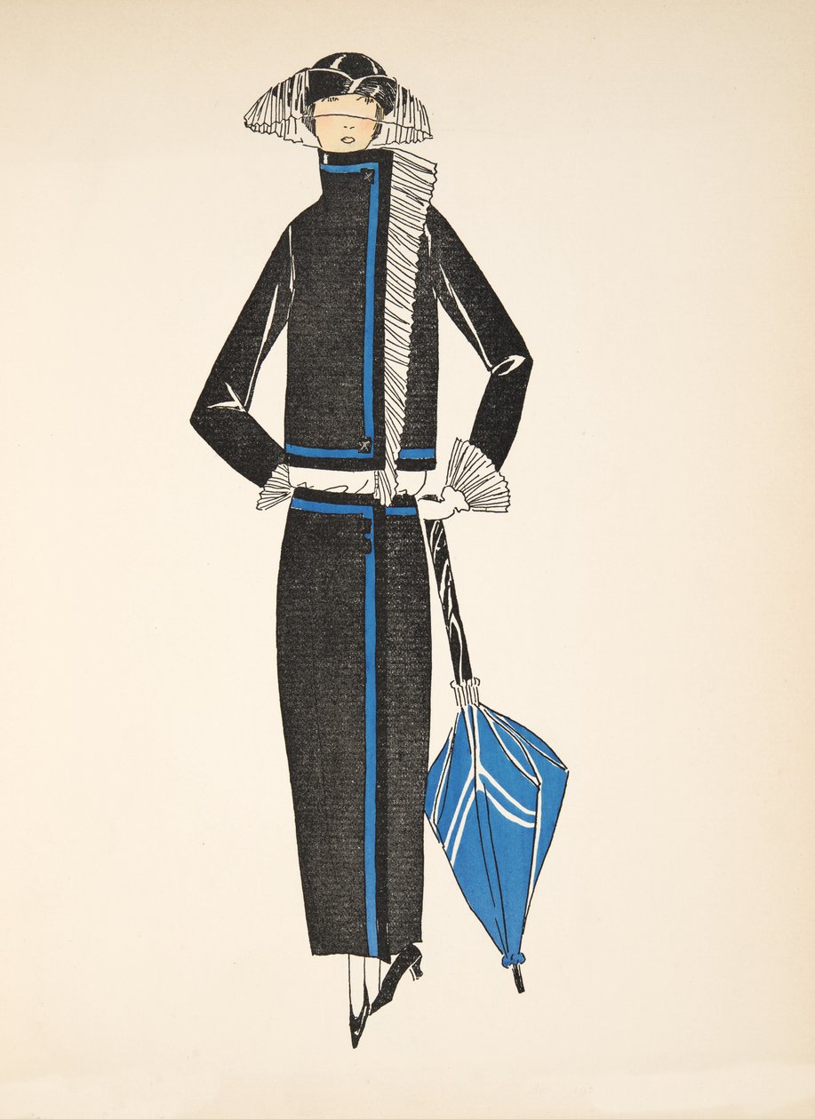 Sukienka dzienna z kolekcji talerzy mody autorstwa French School