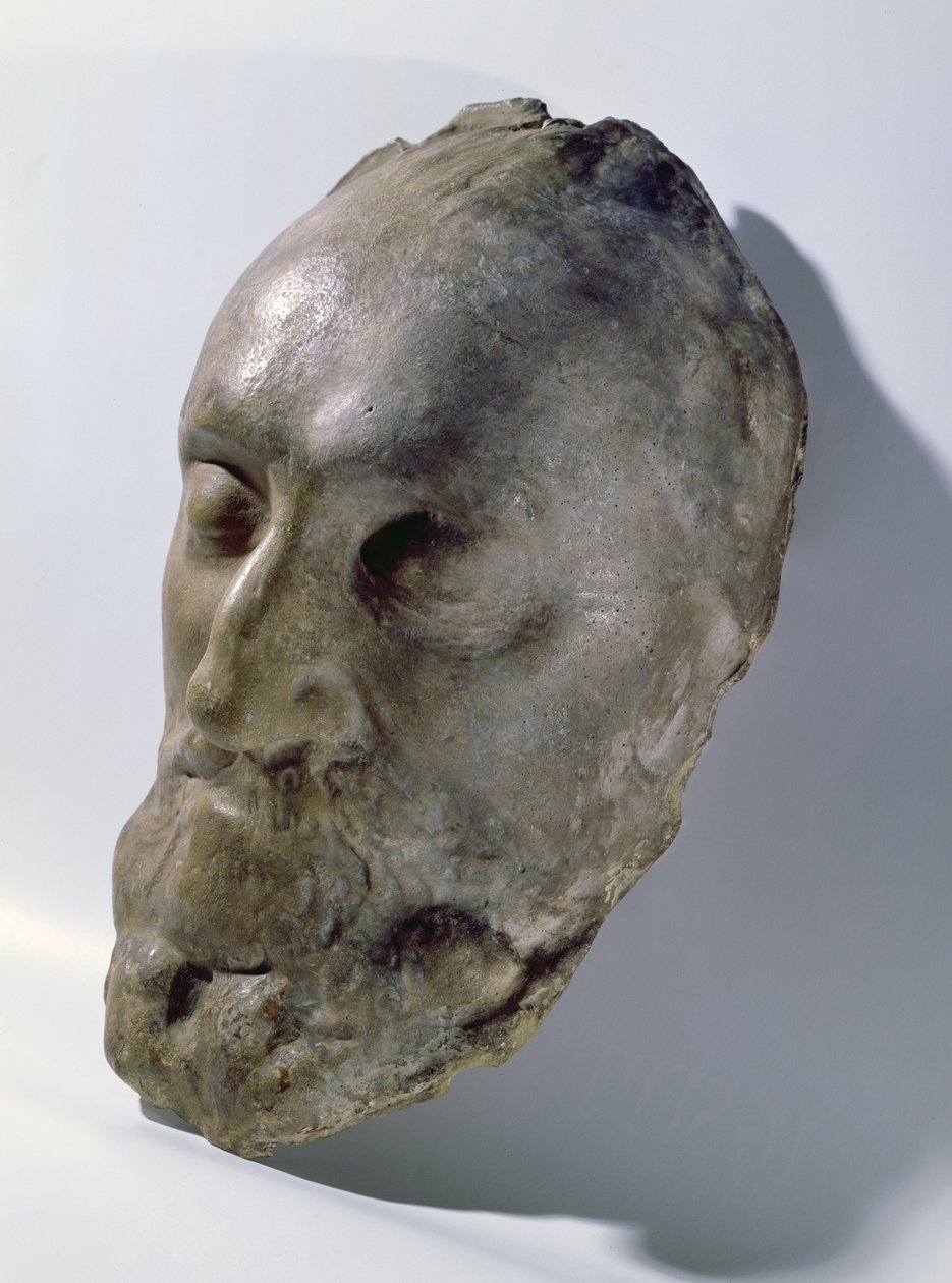 Maska pośmiertna Henryka IV (1553-1610) króla Francji (wosk) autorstwa French School