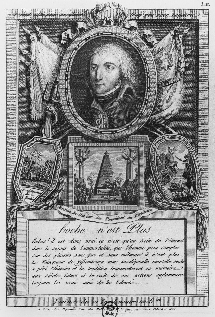 Śmierć generała Louisa Lazare Hoche autorstwa French School