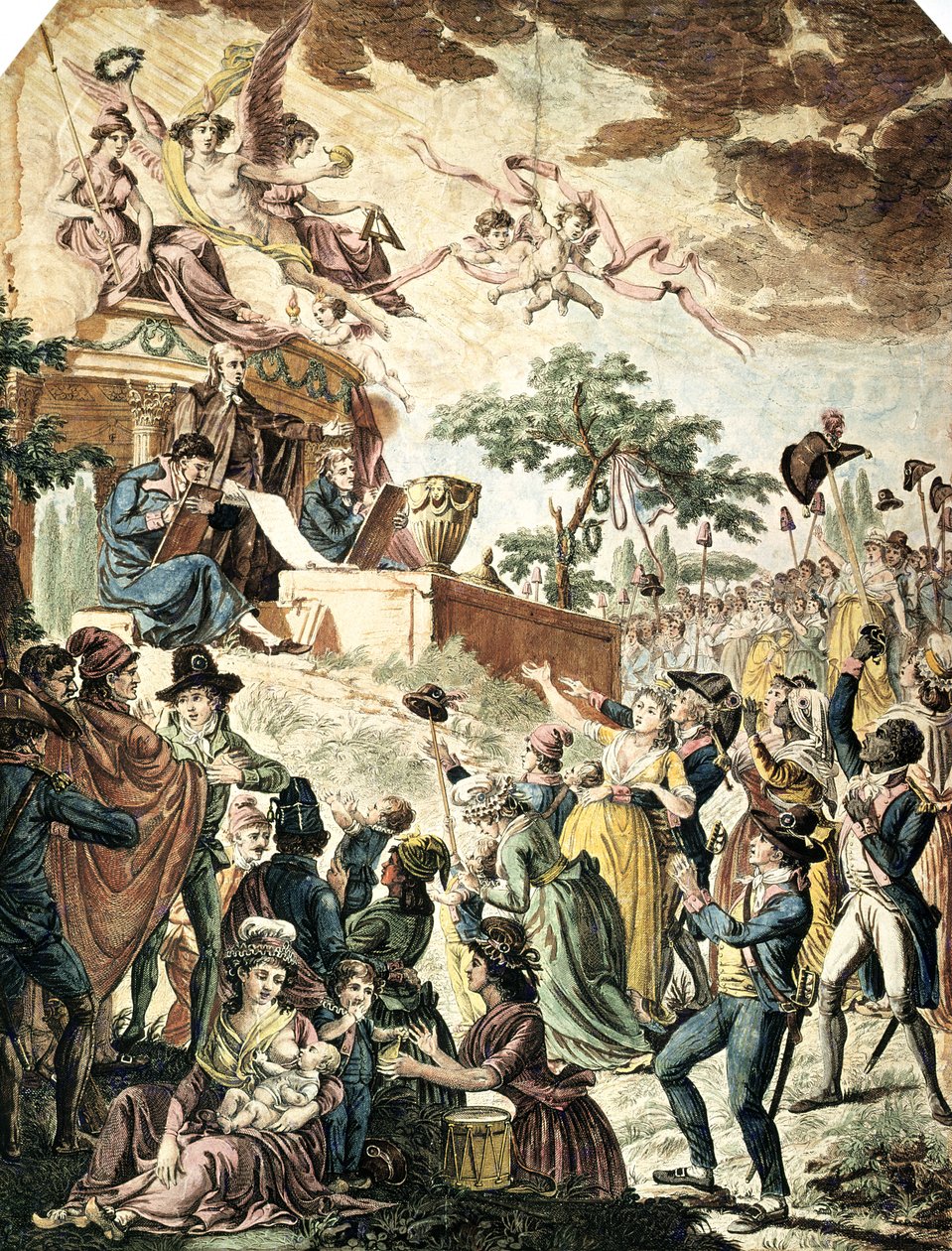 Dekret Krajowego Zjazdu Znoszącego Niewolnictwo w Koloniach, 4 lutego 1794 r. autorstwa French School