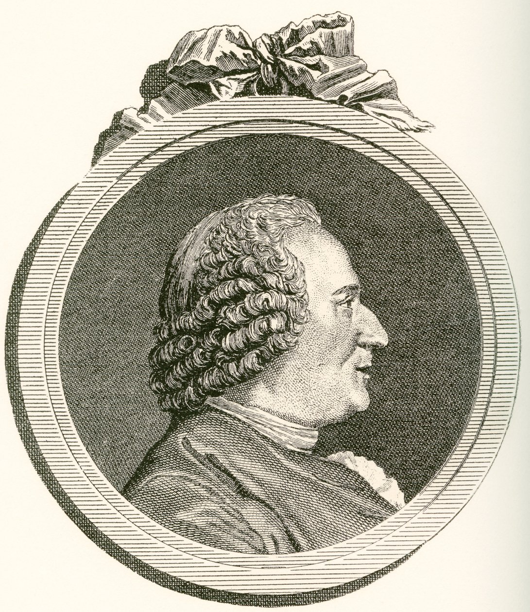 Денис Дидро, 1713 1784. Францын гүн ухаантан, урлаг судлаач, зохиолч. Les Heures Libres-ээс 1908.poli хэвлэгдсэн autorstwa French School