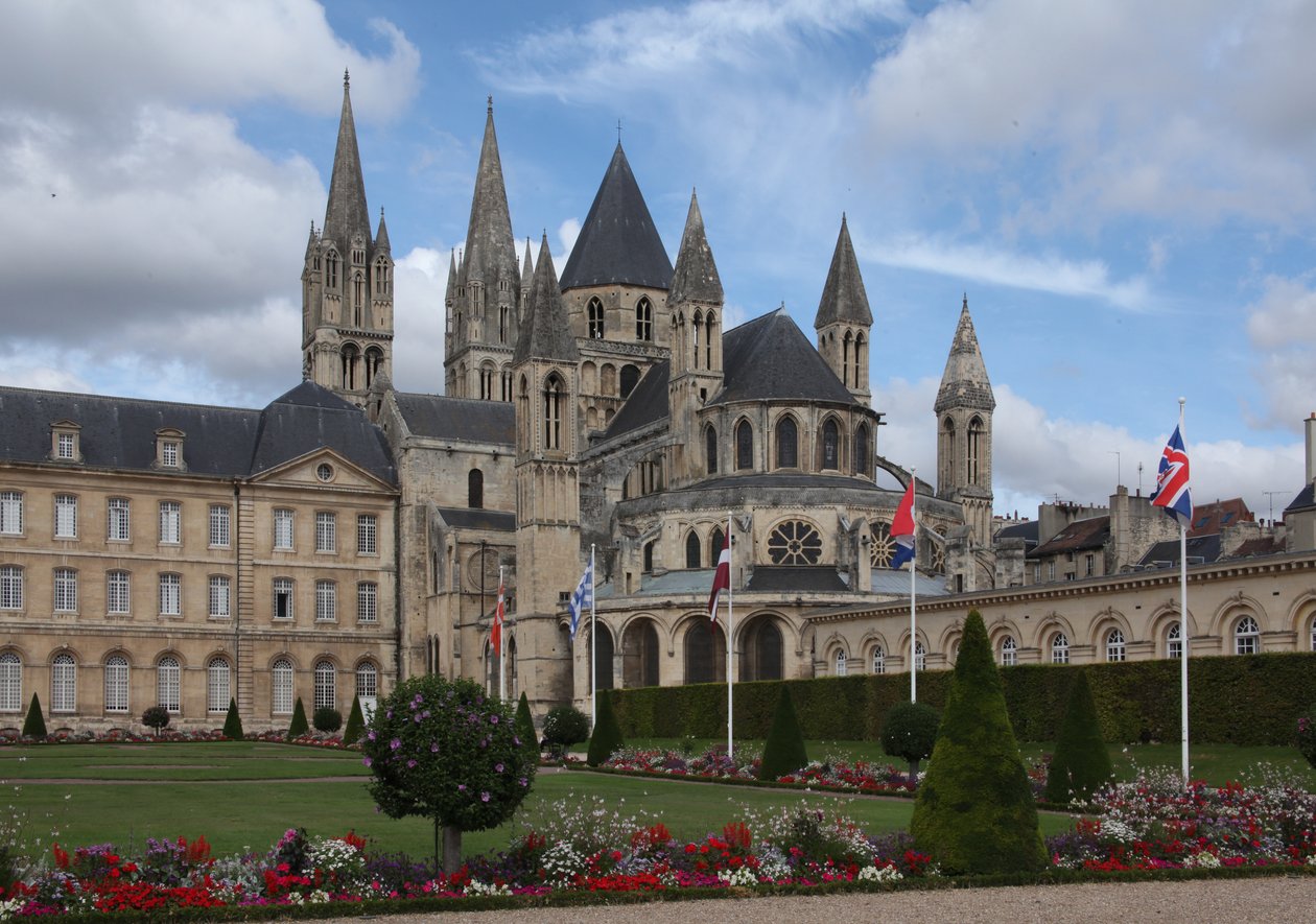 Przedstawiający widok opactwa od południowego wschodu autorstwa French School