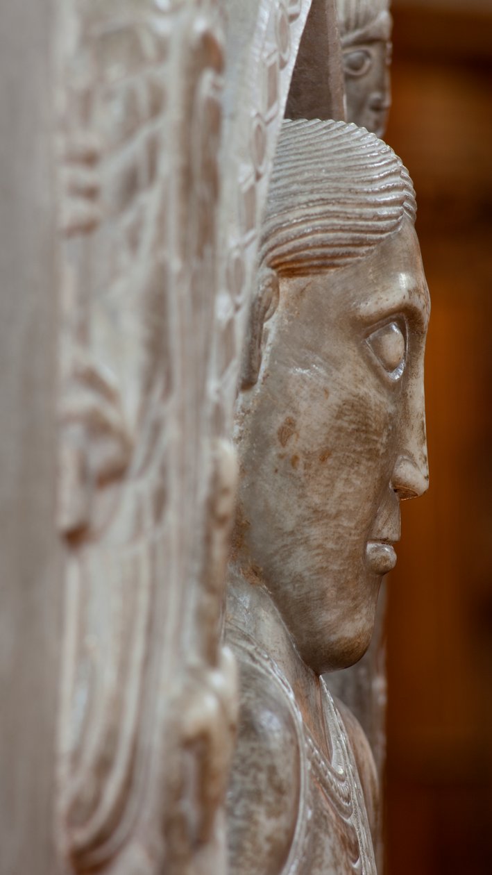 Detal, Chrystus w majestacie, ambulatorium (marmur) autorstwa French School