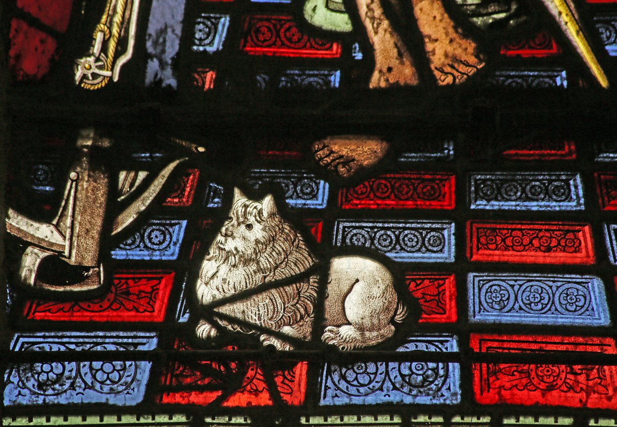 Fragment Męczeństwa św. Sebastiana - pies autorstwa French School