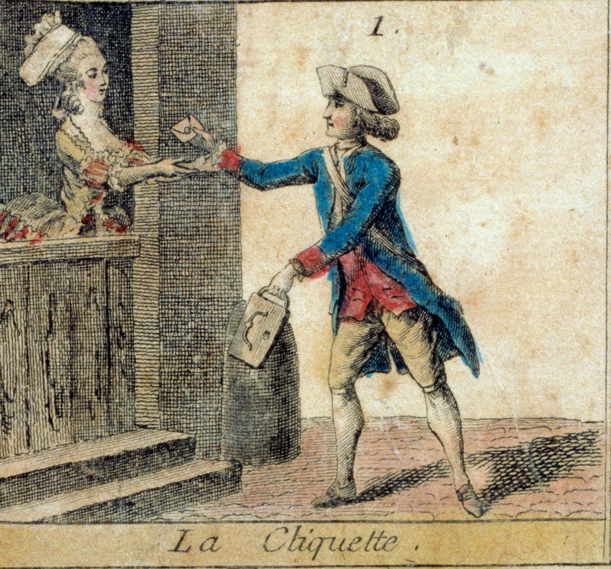 Szczegół gry w gęś Cree: zapadka autorstwa French School